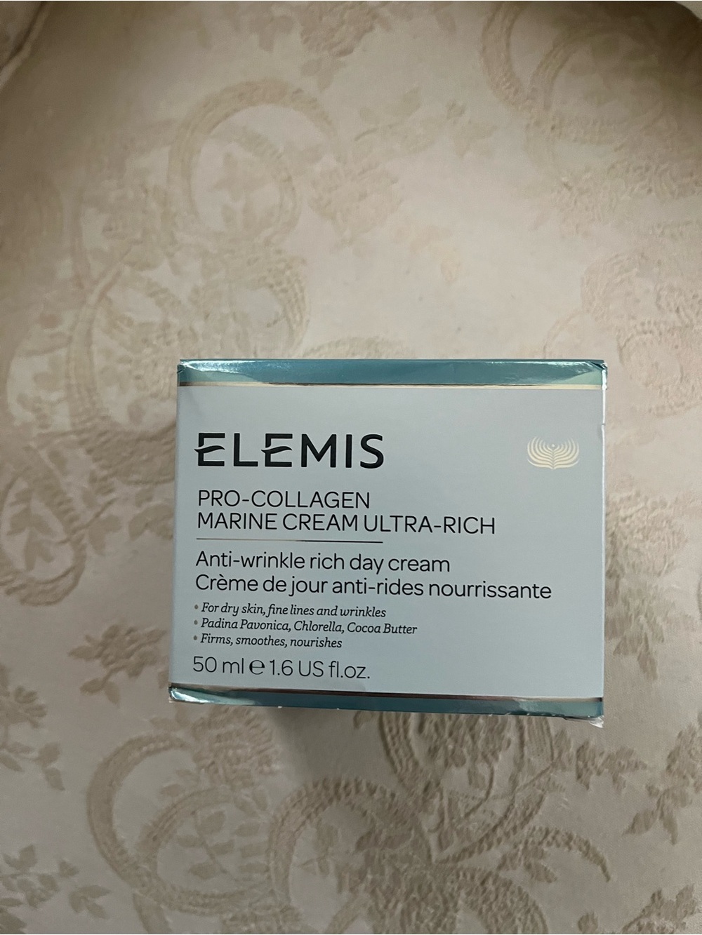 ELEMIS Pro-Collagen Marine Cream Ultra-Rich – White with Teal Trim